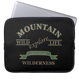 Outdoor Wild Life Wandelen Avontuurlijke Liefhebbe Laptop Sleeve