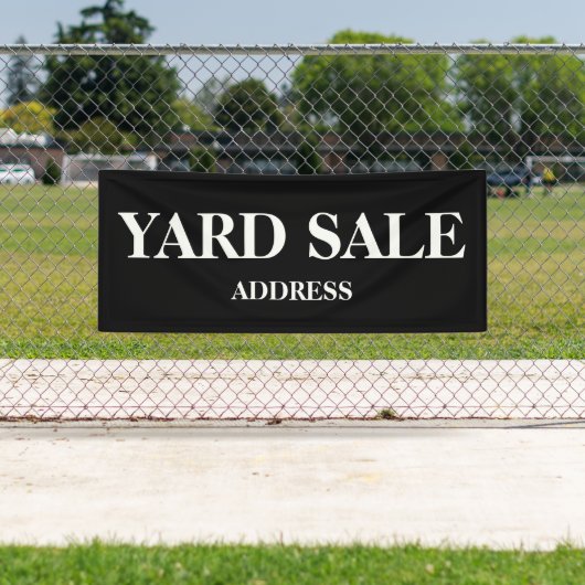 Outdoor Yard Sale Banner, Groot Yard Sale Sign Spandoek (Insitu)