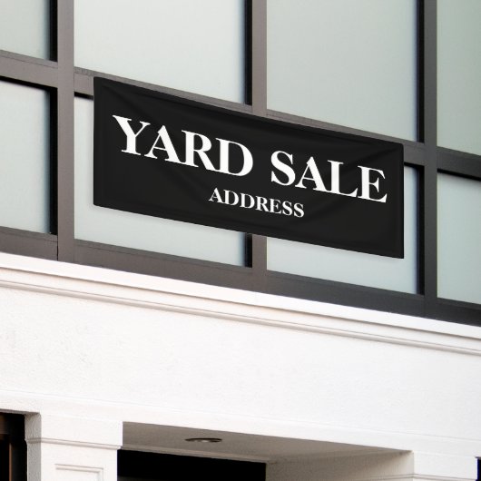 Outdoor Yard Sale Banner, Groot Yard Sale Sign Spandoek (Buitenkant Gebouw)