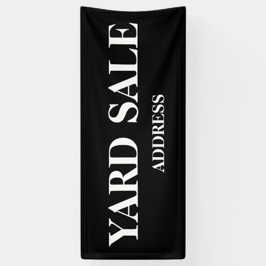Outdoor Yard Sale Banner, Groot Yard Sale Sign Spandoek (Verticaal)