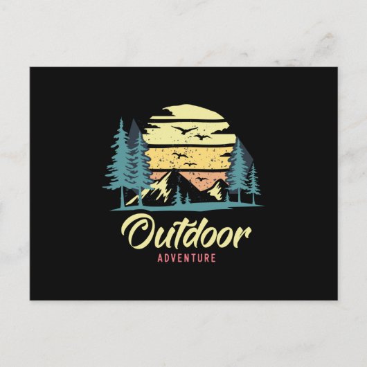 Outdooravontuur Briefkaart (Voorkant)