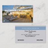 Outdoorlevenscontractant Visitekaartje (Voorkant / Achterkant)