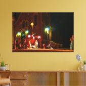 Outdoornativiteitsscène Canvas Afdruk (Insitu (Woonkamer))