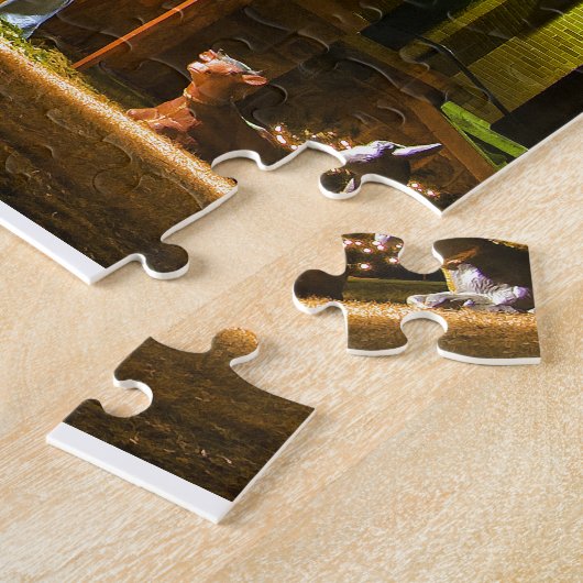 Outdoornativiteitsscène Legpuzzel (Zijkant)