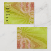 Outdoorprofielkaart Visitekaartje (Voorkant / Achterkant)