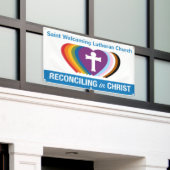 OutdoorRIC "Uw Kerk"-banner (Horiz) Spandoek (Buitenkant Gebouw)