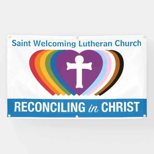 OutdoorRIC "Uw Kerk"-banner (Horiz) Spandoek (Horizontaal)