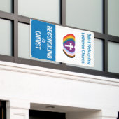 OutdoorRIC "Uw Kerk"-banner (verticaal) Spandoek (Buitenkant Gebouw)