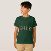 Outdoorschool T-Shirt (Hunter Green) (Voorkant volledig)