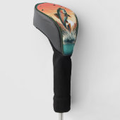 Outdoorsman forel natuur golfheadcover (Schuin)