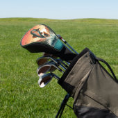 Outdoorsman forel natuur golfheadcover (Insitu)