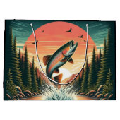 Outdoorsman forel natuur groot cadeauzakje (Achterkant)
