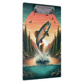 Outdoorsman forel natuur klembord (Rechts)