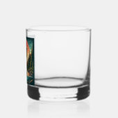 Outdoorsman forel natuur whisky glas (Rechts)
