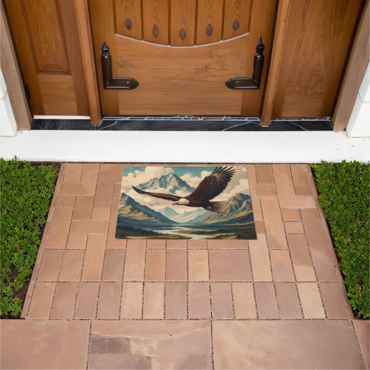 Outdoorsman zeearend gebergte deurmat (Buiten)
