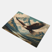 Outdoorsman zeearend gebergte deurmat (Schuin)