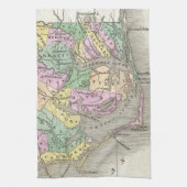 Outer Banks and Eastern North Carolina Map (1827) Theedoek (Verticaal)