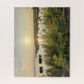 Outer Banks Duck North Carolina Zonsondergang Puzz Legpuzzel (Verticaal)