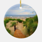 Outer Banks Dunes Bride en Groom Ornament (Achterkant)