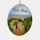 Outer Banks Dunes Kerstversiering Keramisch Ornament (Rechts)