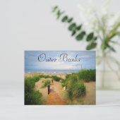 Outer Banks Dunes Postcard Briefkaart (Staand voorkant)