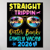 Outer Banks Family Vacay Vacation 2026 Straight Tr Poster (Voorkant)