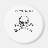 Outer Banks Jolly Roger Magneet (Voorkant)