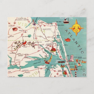 Outer Banks Kitty Hawk Ansichtkaart Briefkaart