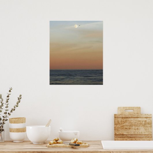 Outer Banks Moonrise Poster (Keuken)
