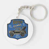 Outer Banks NC-badge Sleutelhanger (Achterkant)