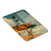 Outer Banks NC Vintage Travel Magneet (Rechterzijde)