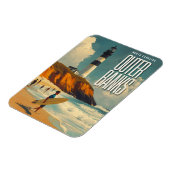 Outer Banks NC Vintage Travel Magneet (Linkerzijde)