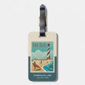 Outer Banks | North Carolina Bagagelabel (Achterkant verticaal)