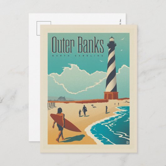 Outer Banks | North Carolina Briefkaart (Voorkant / Achterkant)