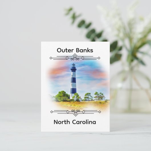 Outer Banks North Carolina Briefkaart (Staand voorkant)