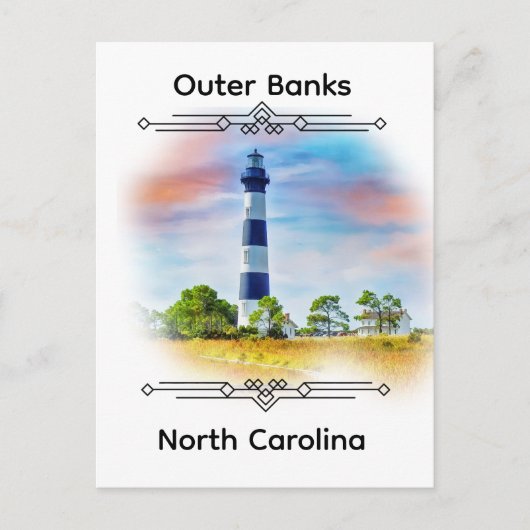 Outer Banks North Carolina Briefkaart (Voorkant)