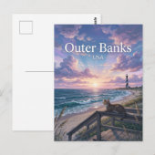 Outer Banks North Carolina Briefkaart (Voorkant / Achterkant)
