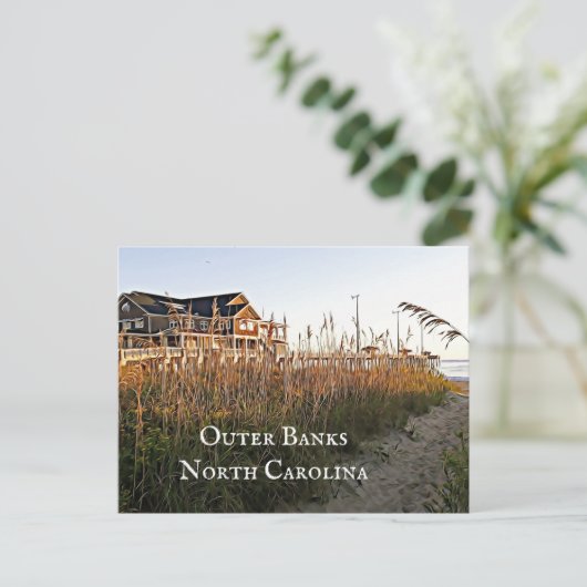 Outer Banks North Carolina Briefkaart (Staand voorkant)