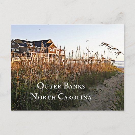 Outer Banks North Carolina Briefkaart (Voorkant)