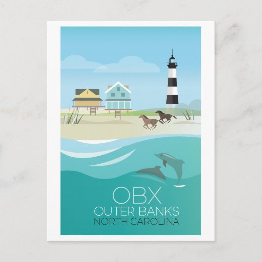 Outer Banks, North Carolina Briefkaart (Voorkant)