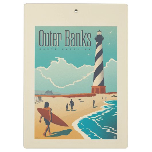 Outer Banks | North Carolina Klembord (Achterkant)
