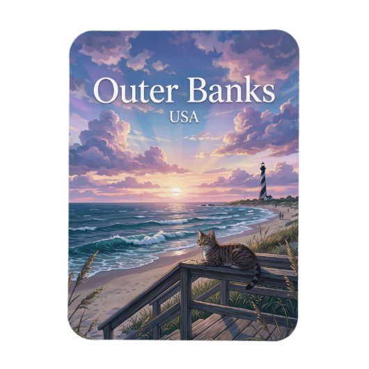 Outer Banks North Carolina Magneet (Verticaal)