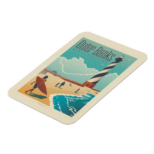 Outer Banks | North Carolina Magneet (Linkerzijde)