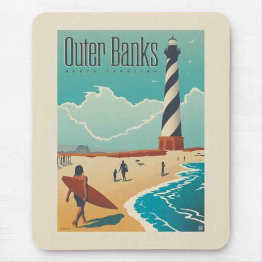 Outer Banks | North Carolina Muismat (Voorkant)