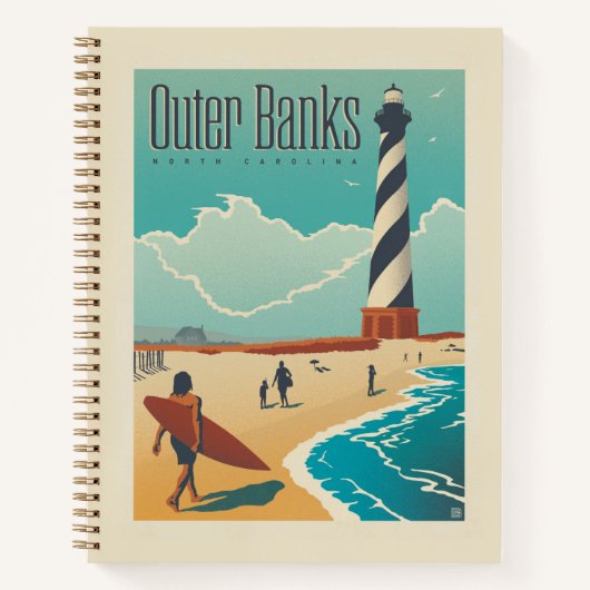 Outer Banks | North Carolina Notitieboek (Voorkant)