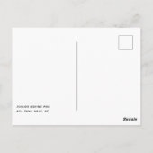 Outer Banks North Carolina OBX Avalon Vist Pier Briefkaart (Achterkant)