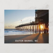 Outer Banks North Carolina OBX Avalon Vist Pier Briefkaart (Voorkant)