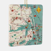 Outer Banks North Carolina Postcard Keramisch Ornament (Rechts)