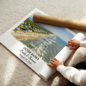 Outer Banks North Carolina Poster, Watercolor Poster
