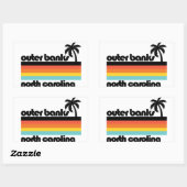 Outer Banks North Carolina Rechthoekige Sticker (Vel)